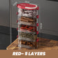 Multi-layer Closed Condiments Organizer
