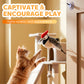 Electric Plush Cat Teaser Toy with Sounds
