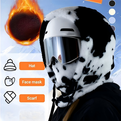 3-In-1 Unique Pattern Winter Thermal Hood