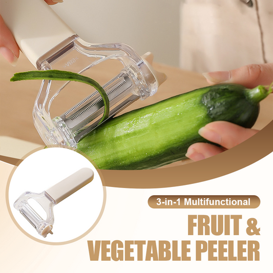 3-in-1 Multifunctional Fruit & Vegetable Peeler