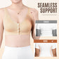 Women's Comfortable Lace Bra with Front Button Closure & Removable Bra Pads