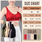 Women's Comfortable Lace Bra with Front Button Closure & Removable Bra Pads