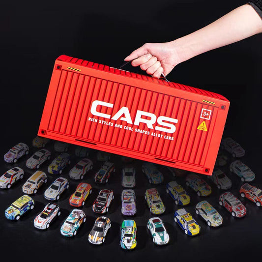 🚨 Over 10,000 Sold! Event 50% Off Direct Sale 48 Mini Pull-Back Cars with Built-In Garage Set