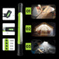 🔥【FathersDayGift】BougeRV Under Hood Work Light Bar, 3000LM LED Magnetic Light Bar with Hooks, 5200mAh Cordless Rechargeable Hood Light, Single Pack, Ideal for Mechanic, Car Repair & Garage