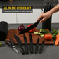 Modern 7-in-1 Kitchen Knife & Scissors Set