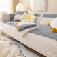 Anti slip fleece sofa cover