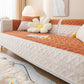 Anti slip fleece sofa cover