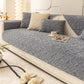 Anti slip fleece sofa cover