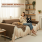 Vintage Style Skirted Sofa Cover