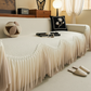 Vintage Style Skirted Sofa Cover