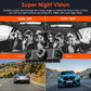 🚗4-Channel HD Dashcam with Front Interior Rear Recording🎥