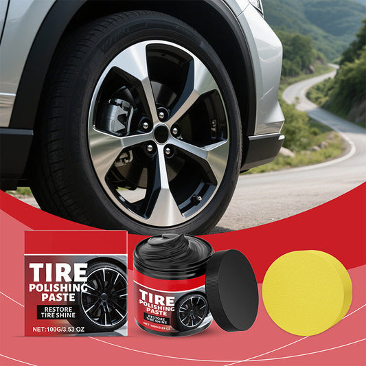 🔥2026 Hot Sale🔥Deals-Wheel Shine Balm with Sponge Applicator