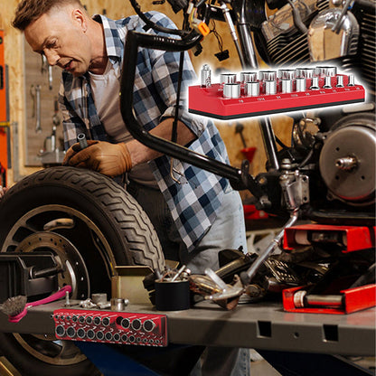 Precise magnetic socket holder set