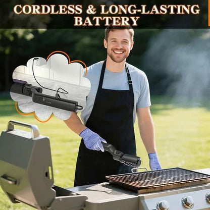 📢📢60%  OFF !! ⏰Cordless Electric BBQ Brush Cleaner! ✨