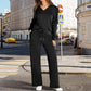 💖2-piece set with long-sleeved top with round neckline ＆ pants