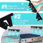 Stainless steel adjustable gap guard for between the stove edge and countertop