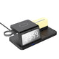 5-in-1 Wireless Charging Station with Clock & Night Light