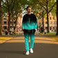 🎁New arrival 50% OFF💥Men's Gradient Color Crewneck Tracksuit Set