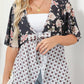 ⏳Time-Limited Special⏰Women's Floral Kimono Ruffle Sleeve Tie Cardigans Flowy Boho Loose Cover Ups