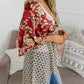 ⏳Time-Limited Special⏰Women's Floral Kimono Ruffle Sleeve Tie Cardigans Flowy Boho Loose Cover Ups