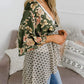 ⏳Time-Limited Special⏰Women's Floral Kimono Ruffle Sleeve Tie Cardigans Flowy Boho Loose Cover Ups