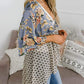 ⏳Time-Limited Special⏰Women's Floral Kimono Ruffle Sleeve Tie Cardigans Flowy Boho Loose Cover Ups