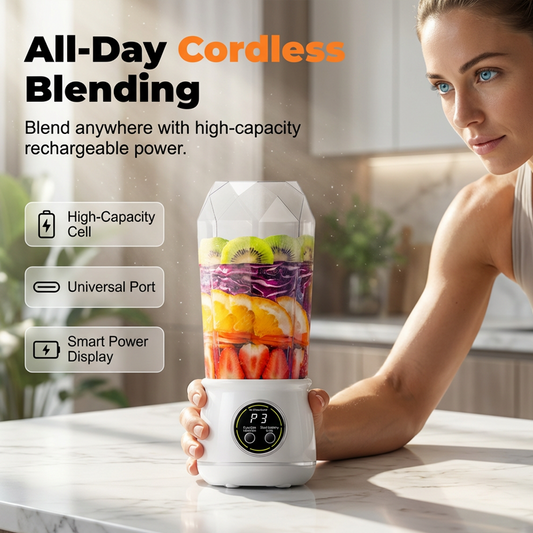 Portable Juicer Blender – Crushes Ice & Fruit