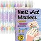 🔥48% off⏰Nail art pen set with two tips