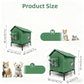 ⏳Limited-time 50% off⏰All-Weather Elevated Outdoor Cat House – Waterproof Oxford Cloth, Thermal Aluminum Lining & Foldable Design🐈🏠🌧️