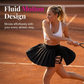 Women's Pleated Tennis Skort with Hidden Pockets, Casual 2-in-1 Short Skort for Gym, Workout and Outdoor Sports, Tennis Golf Skorts, Sport Preppy Style