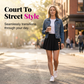 Women's Pleated Tennis Skort with Hidden Pockets, Casual 2-in-1 Short Skort for Gym, Workout and Outdoor Sports, Tennis Golf Skorts, Sport Preppy Style