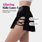 Women's Pleated Tennis Skort with Hidden Pockets, Casual 2-in-1 Short Skort for Gym, Workout and Outdoor Sports, Tennis Golf Skorts, Sport Preppy Style