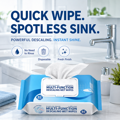 Multi-function Bathroom Descaling Cleaning Wipes
