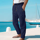 ⌛Limited-time offer-Men's Casual Linen Drawstring Pants