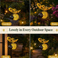 🐝💡Hanging Solar Bee Light – Warm Amber Glow, Flicker-Free, Perfect for Garden Parties, Camping, or Kids’ Rooms🌞