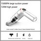 10000Pa Cordless Handheld Vacuum – Washable Filter & Multi-Nozzle Kit