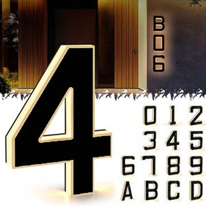 🎉 2026 Sale — Over 69,000 Sold 🔢 Waterproof LED House Numbers for Outside 🏠