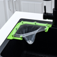 Triangle Sink Drain Rack with Disposable Filter Mesh Bags