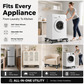 Adjustable Mobile Washing Machine Stand with Multi-Wheels