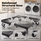 Adjustable Mobile Washing Machine Stand with Multi-Wheels