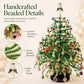 🎄✨ DIY Beaded Christmas Tree Kit – 🎅Create Your Own Sparkling Holiday Decoration