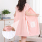 Ultra-Absorbent Wrap-Around Bathrobe for Home Use