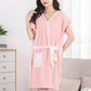 Ultra-Absorbent Wrap-Around Bathrobe for Home Use