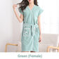 Ultra-Absorbent Wrap-Around Bathrobe for Home Use