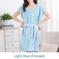 Ultra-Absorbent Wrap-Around Bathrobe for Home Use