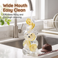 Cute Bear Shaped Glass Water Bottle