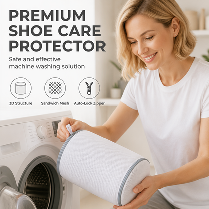 Sandwich Mesh Shoe Washing Bag for Laundry Machine