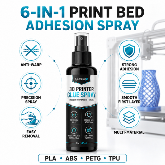 🔥🔥 3D Printer Bed Adhesive Spray – Helps Reduce Warping & Promote First 🖨️