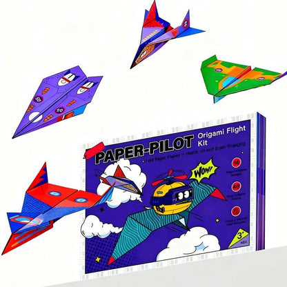 ✈️ 2026 Sale — Over 27,500 Sold! 🎨 Creative DIY Paper Airplane Set For Kids – 16 Unique Designs, Pre-Scored Folds & Premium Flight Paper 🧒