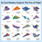 ✈️ 2026 Sale — Over 27,500 Sold! 🎨 Creative DIY Paper Airplane Set For Kids – 16 Unique Designs, Pre-Scored Folds & Premium Flight Paper 🧒